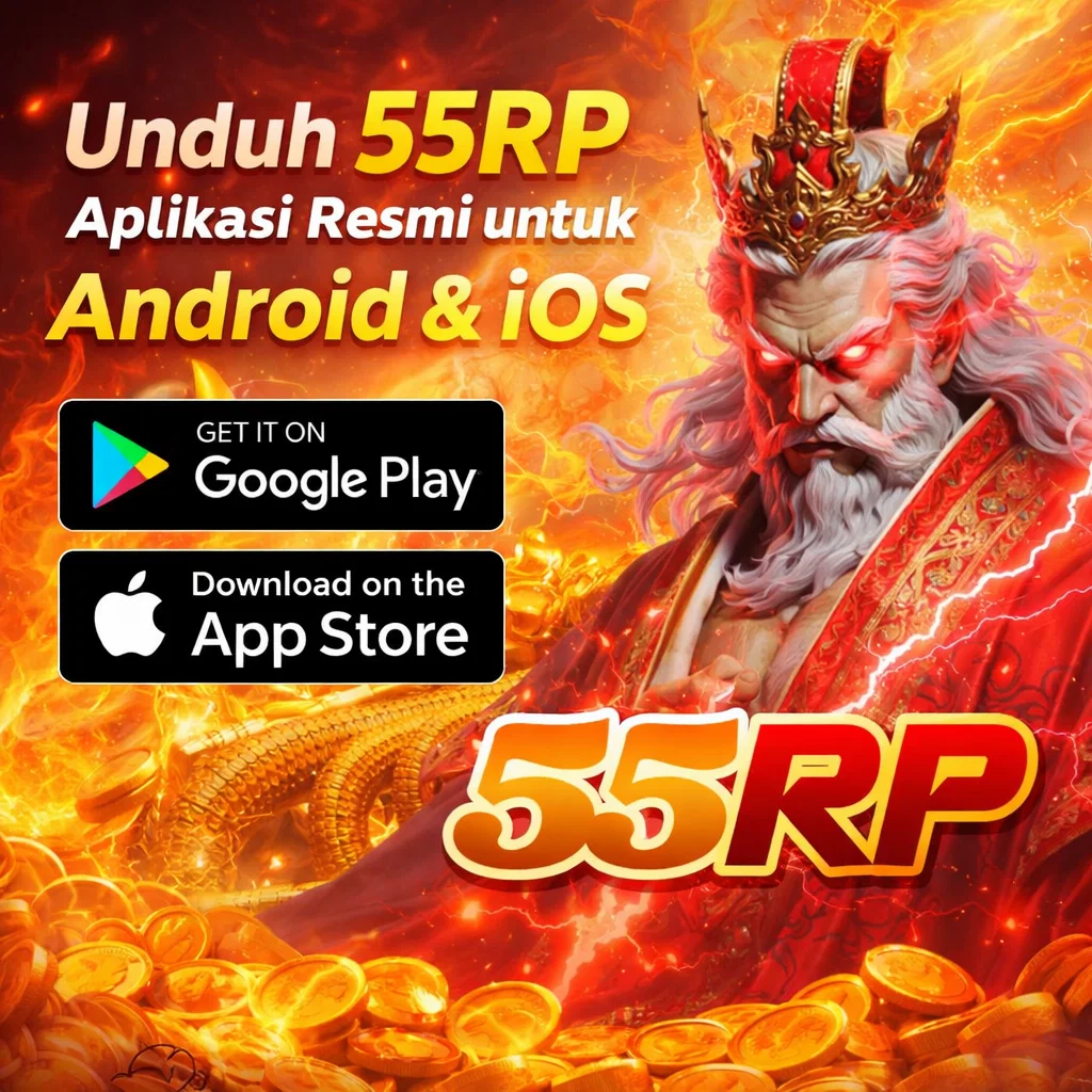 Gambar promosi Unduh 55RP Aplikasi Resmi untuk Android & iOS, nikmati pengalaman bermain aman, cepat, dan lancar di perangkat mobile Anda.